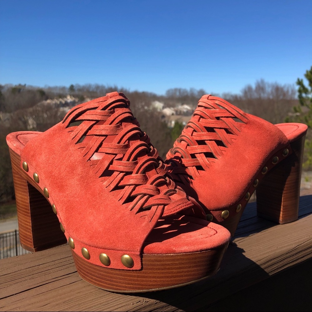 Michael Kors Westley Suede Mule - Cinnamon